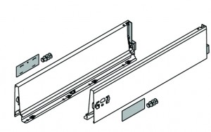 BLUM 378K2702SA Antaro, bočnice K 270mm, bílá, sada