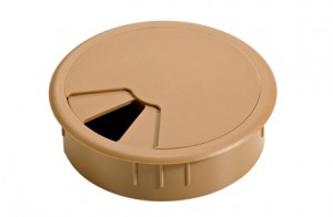 HETTICH 9131029 Kabelová průchodka pr. 88 mm plast buk