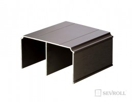 SEVROLL 03121 Gemini horní vedení 3m oliva tmavá kartáčovaná