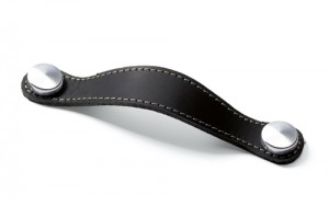 HETTICH 9113647 Úchytka Gela 128 černá kůže