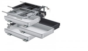 HETTICH 9111129 kontejner sada 392/530 mm černý