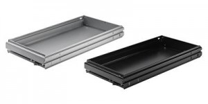 HETTICH 1054804 zásuvka pro skříň s čely 936 352 (1000 mm), černá