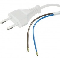SAL napájecí kabel bez vypínače 3m bílý
