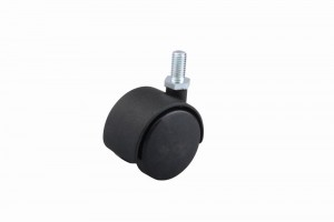 StrongCastors kolečko 40mm čep M8x15mm černá