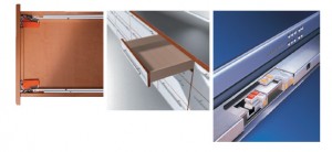 BLUM 550H4500B Tandem, částečný výsuv 450mm/30kg, Blumotion