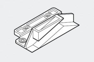 BLUM 295.5300 Metabox, adaptér pro centrální zámek, bílá