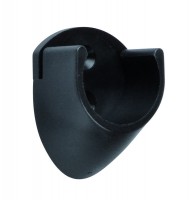 StrongWire držák šatní tyče D=25mm, plast, černá
