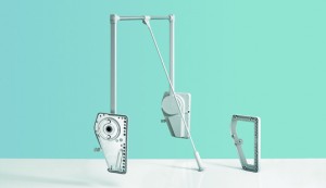 HETTICH 9079882 sklopná šatní tyč DUO Lift 18, 750-1150mm, alu finiš