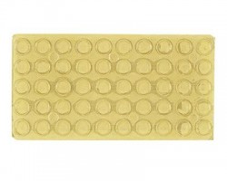 HETTICH 72120 Tlumič dorazu 8 mm transparentní