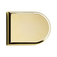 HETTICH 40494 krytka pro závěs na sklo 4,0-5,2mm typ B (tvar D) zlatá lesk