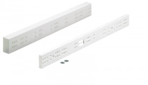 HETTICH 13952 distanční lišta pro výsuvy, 25x484x49mm, bílá