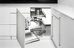 HETTICH 73504 Moving Corner 900x900 mm levý stříbrný