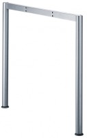 HETTICH 45976 Stolová podnož kulatá, výška 715 mm, hliník