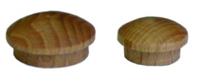 Záslepka - víčko s čepem 10mm buk