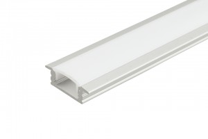 StrongLumio krycí lišta pro LED profil Ormio, 2m mléčná
