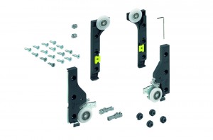 HETTICH 9156339 SlideLine M posuvné dveře sada pro 1 křídlo 30kg, bez tlumení