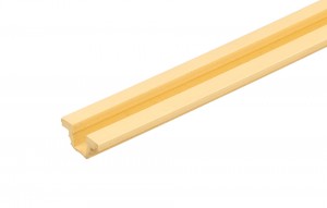 StrongLine plastové kování pro posuvné dveře horní/spodní vedení 1,2m béžová