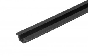 StrongLine plastové kování pro posuvné dveře horní/spodní vedení 1,0m černá