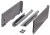 StrongMax 16 249/500mm 40kg, tmavě šedá