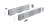 HETTICH 9307110 Atira sada bočnic úplná, 70/420mm, stříbrná