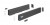HETTICH 9307131 Atira sada bočnic úplná, 70/620mm, antracit