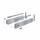 HETTICH 9307202 Atira flexi sada úplná 260/144 stříbrná, reling, čelní příchyt