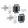 HETTICH 9339493 WingLine L new středové závěsy seřiditelné 2 ks, bílý