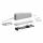 HETTICH 9339585 WingLine L new sada Pull to move Silent, těžké dveře, šedá