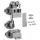 HETTICH 9339357 WingLine L new do 25 kg, sada bez pružiny, šedá, levá