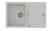 StrongSinks S3 Dřez granit Vardar 780 780x500mm s odkapem a vaničkou bílá