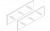 BLUM ZE7S388G Legrabox, zásuvný prvek Free 500 mm