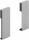 HETTICH 9123086 ArciTech sada spojek pro čelo vnitřní zásuvky 126mm stříbrná