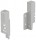 HETTICH 9121835 Arcitech příchytka zad 126 L stříbrná